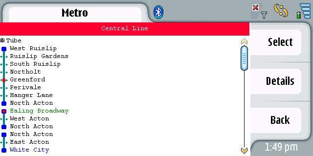 Screen shot on 7710