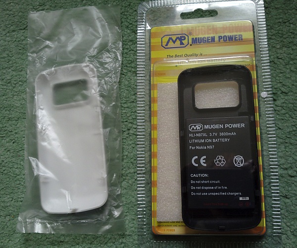 Mugen 3600mAh pack for the Nokia N97