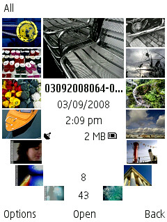 Nokia N79 screenshot