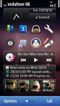 Homescreen, Symbian^3