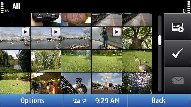 Photo (and video) browsing on the N8