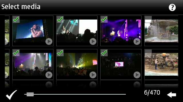 Editing a 'movie' on the N8