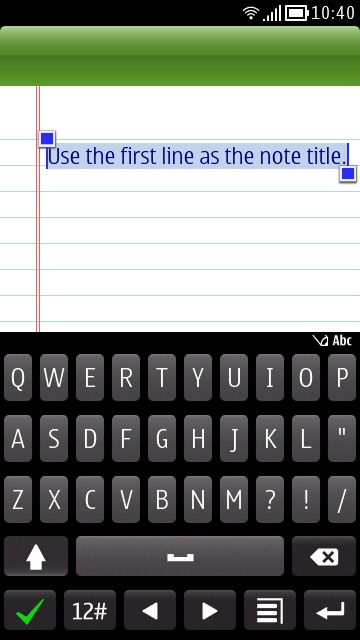 Screenshot, Notekeeper