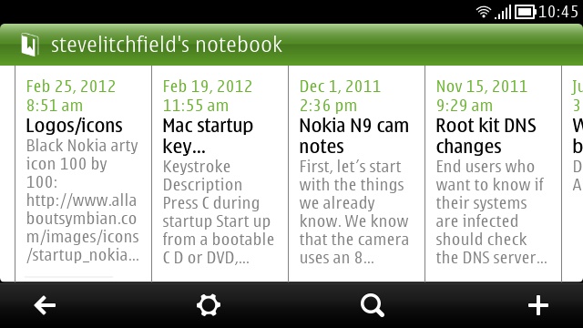 Screenshot, Notekeeper