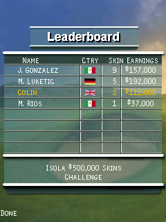 Pro Series Golf Screenshot