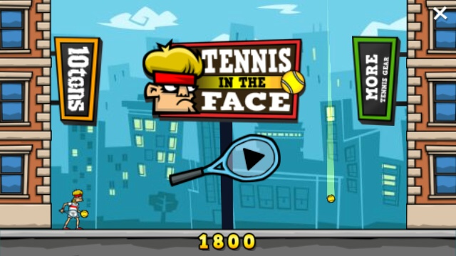 Tennis in the Face screenshot