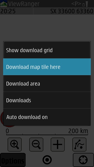 Screenshot, ViewRanger GPS