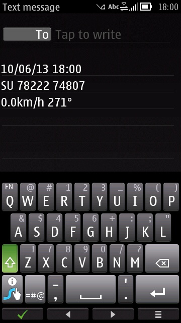 Screenshot, ViewRanger GPS