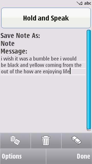 Vlingo screenshot