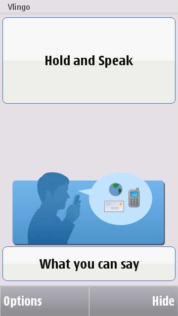 Vlingo screenshot