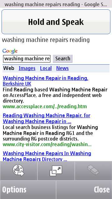 Vlingo screenshot