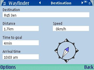 Wayfinder Navigator 6 screenshot