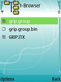 Y-browser screenshot