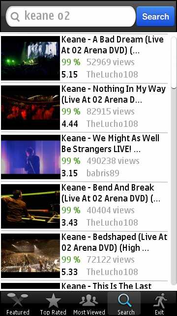 Screenshot, YouTube Downloader