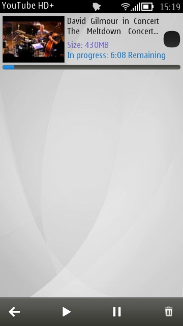 Screenshot, YouTube Downloader
