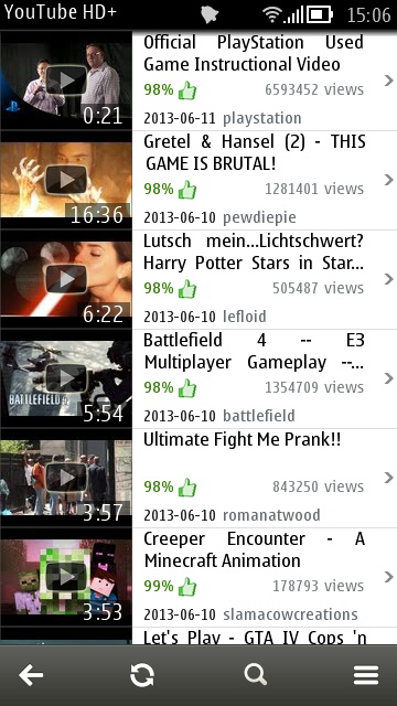 Screenshot, YouTube Downloader