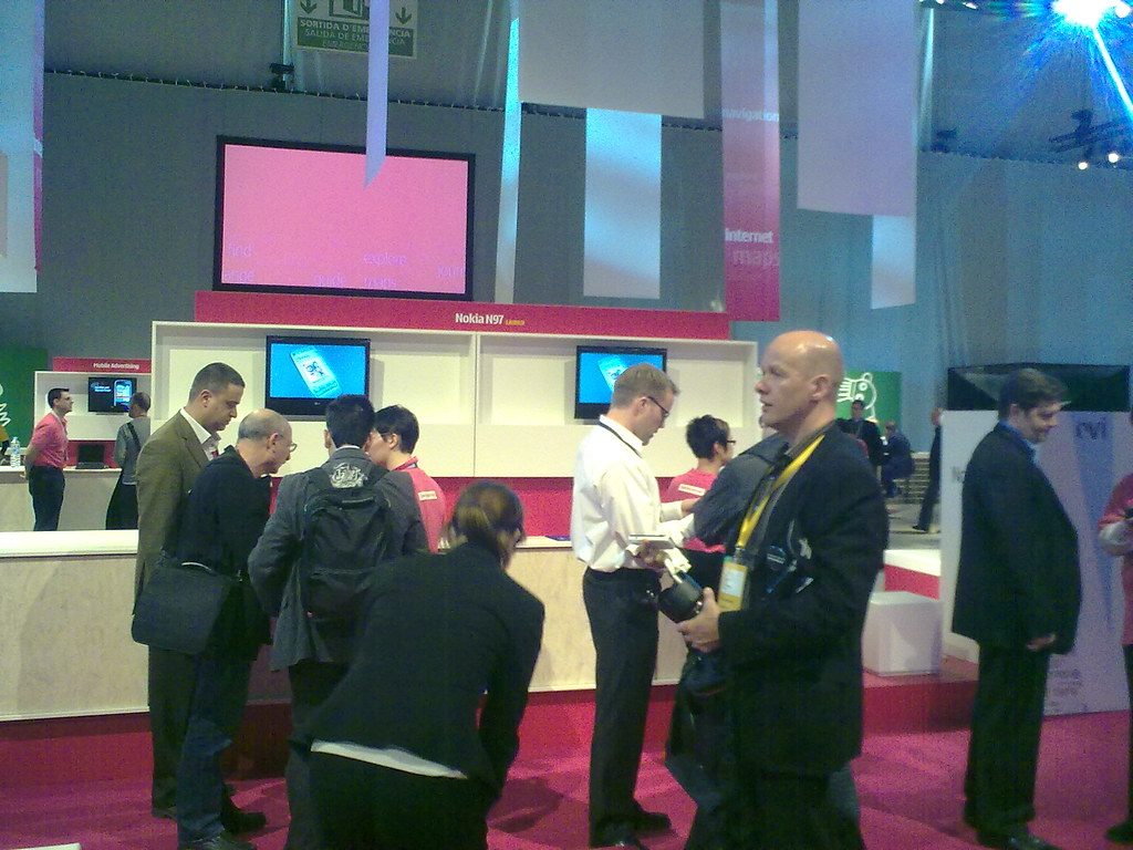 N97 being demoed