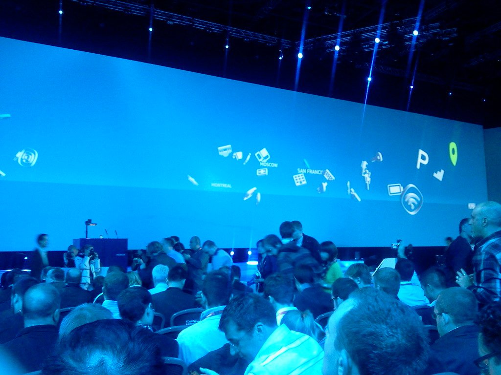 Settling in for the#nokiaworld keynote