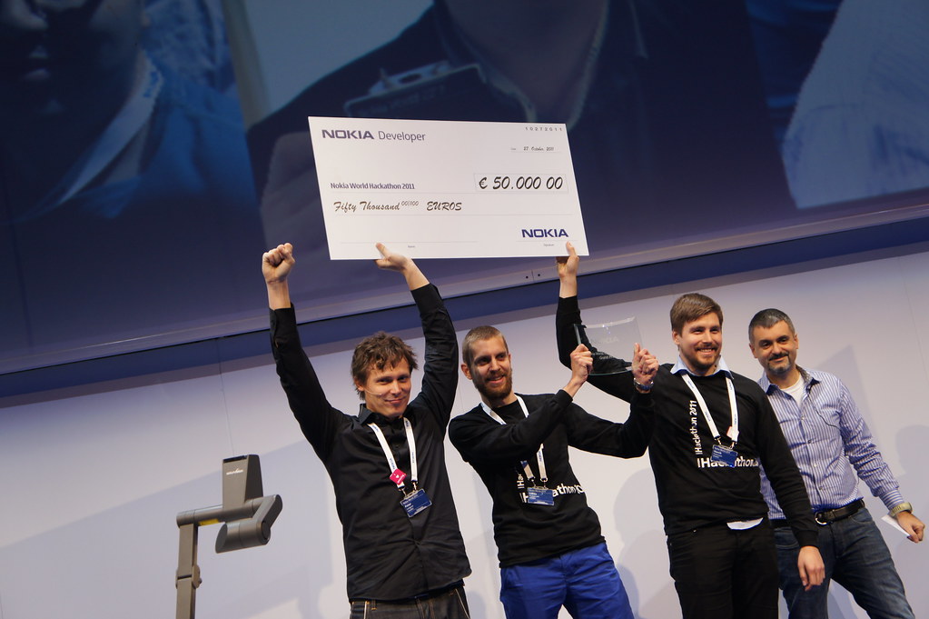 Hackathon winners Visiarc