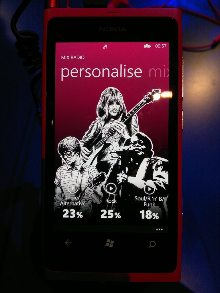 Mix Radio personalisation